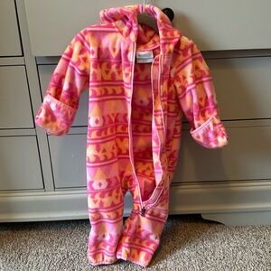 6-12mo Columbia Fleece Snowtop II Bunting